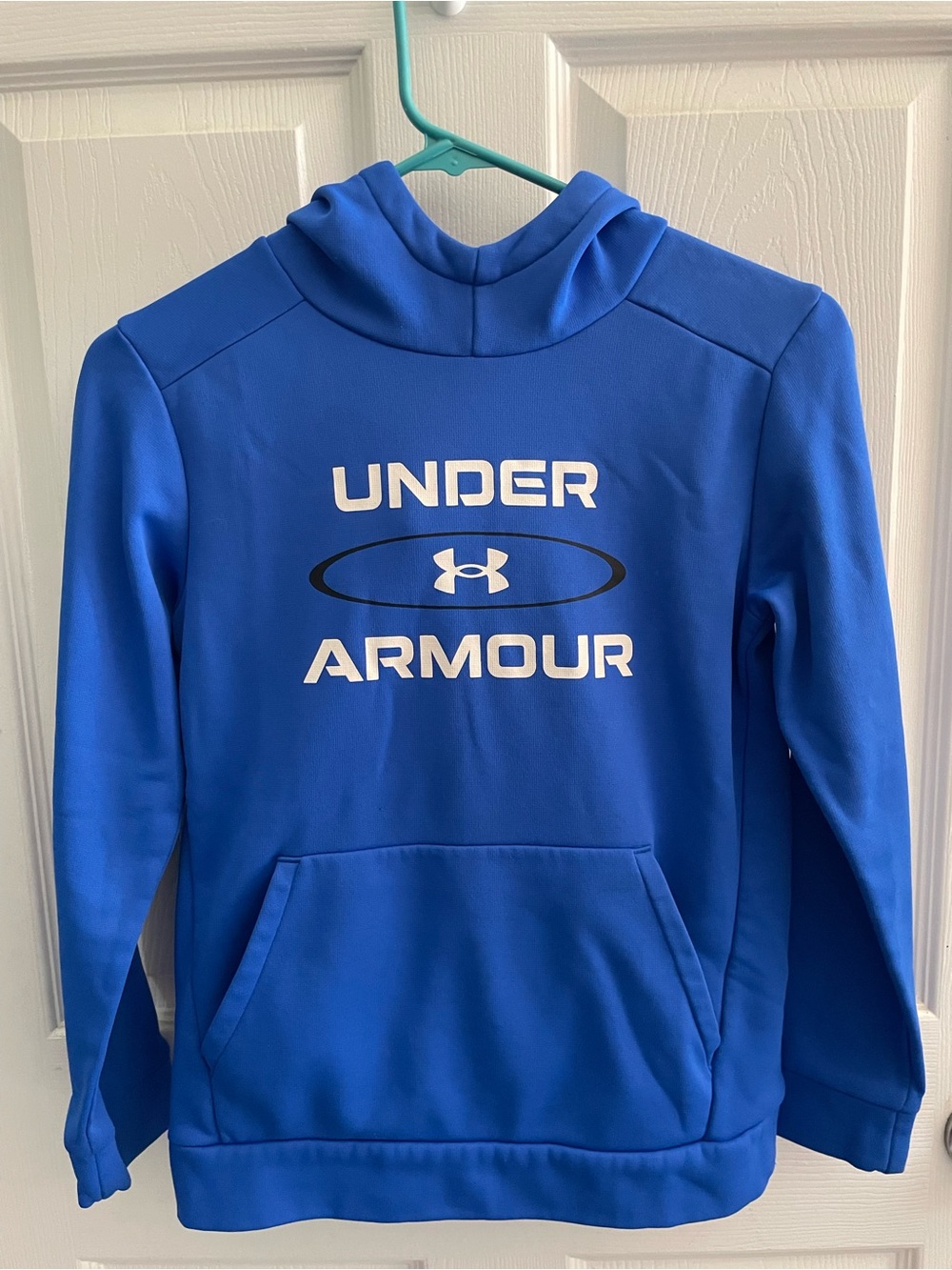 Under Armour Royal Blue Pullover with White Logo